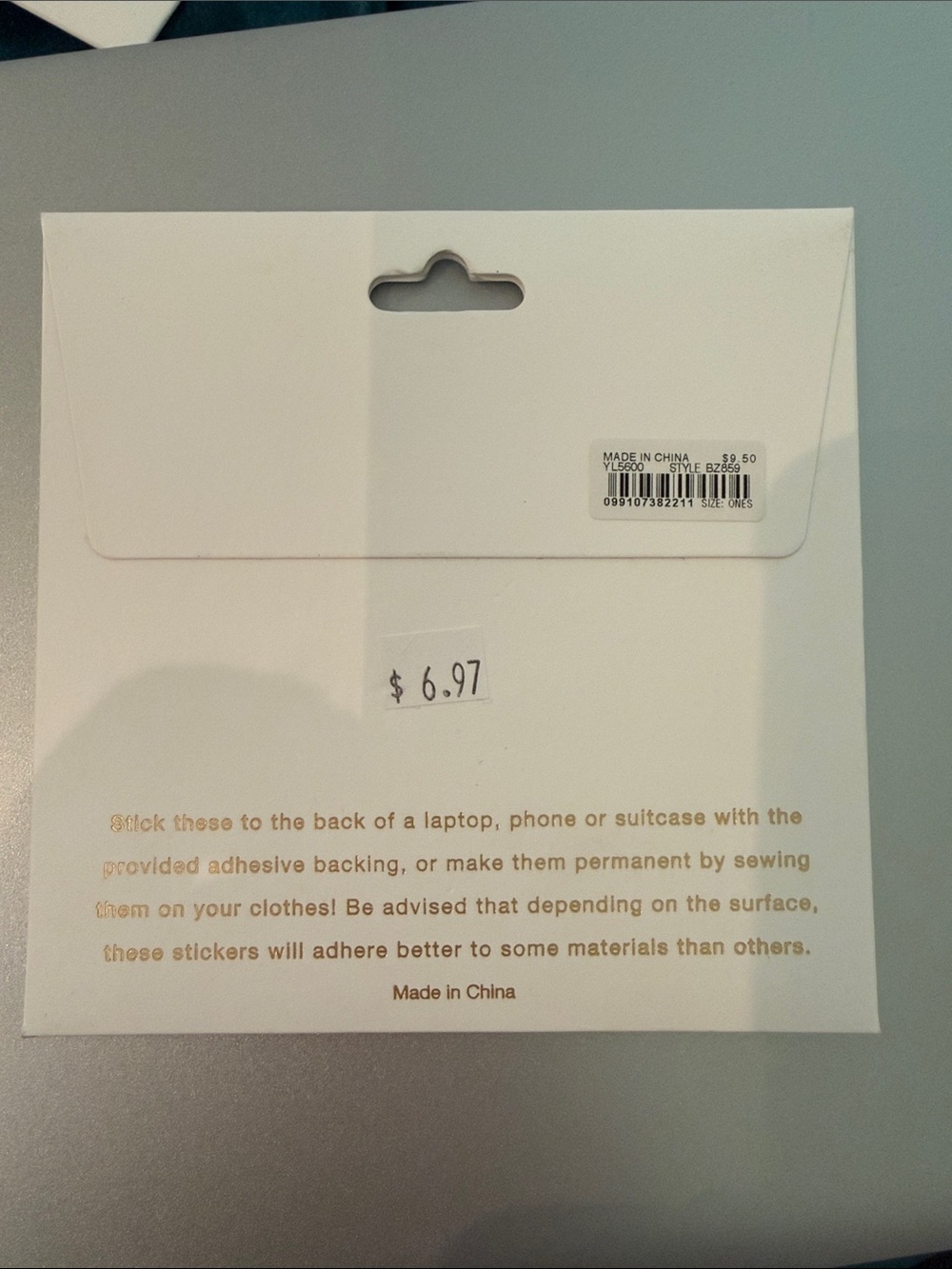 J. Crew Yellow Lemon Sticker Patch with Green Leaf Trim - Picture 3 of 4